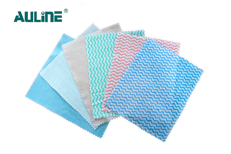 Dưới dòng bột gỗ in của vải không dệt Spunlace