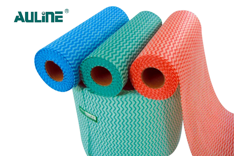 Dưới dòng bột gỗ in của vải không dệt Spunlace